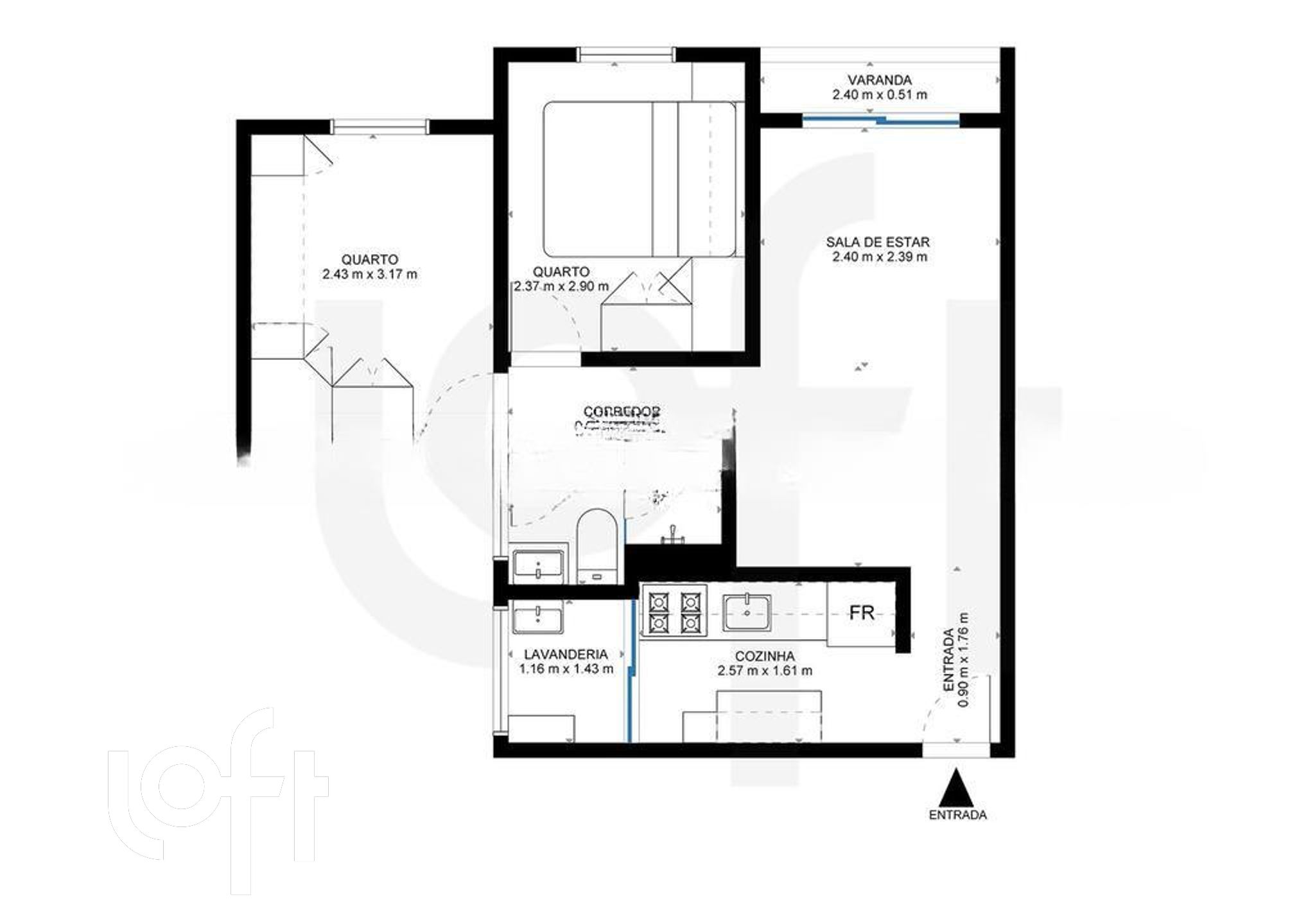 Apartamento à venda com 2 quartos, 50m² - Foto 7