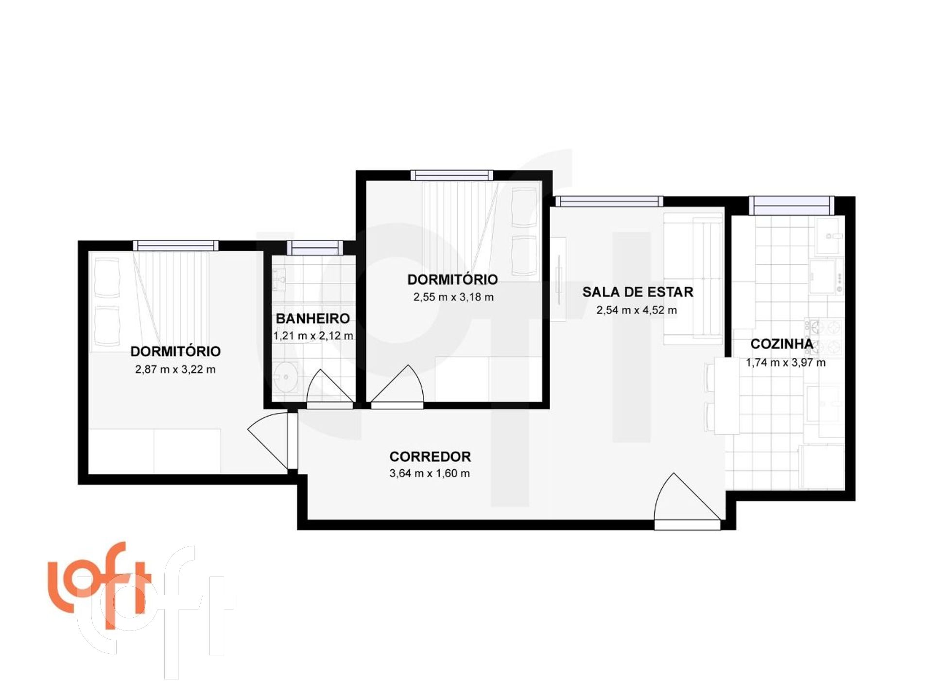 Apartamento à venda com 2 quartos, 45m² - Foto 31