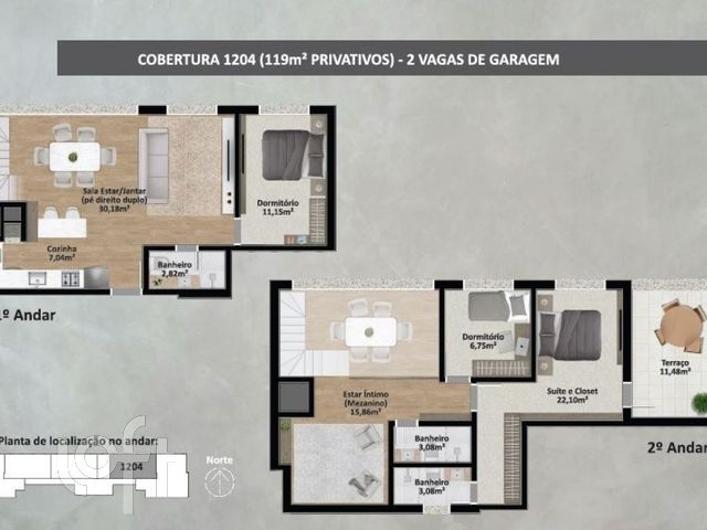 Apartamento com 119m², 3 dormitórios, 1 suíte, 2 vagas, Cristo Redentor em Porto Alegre