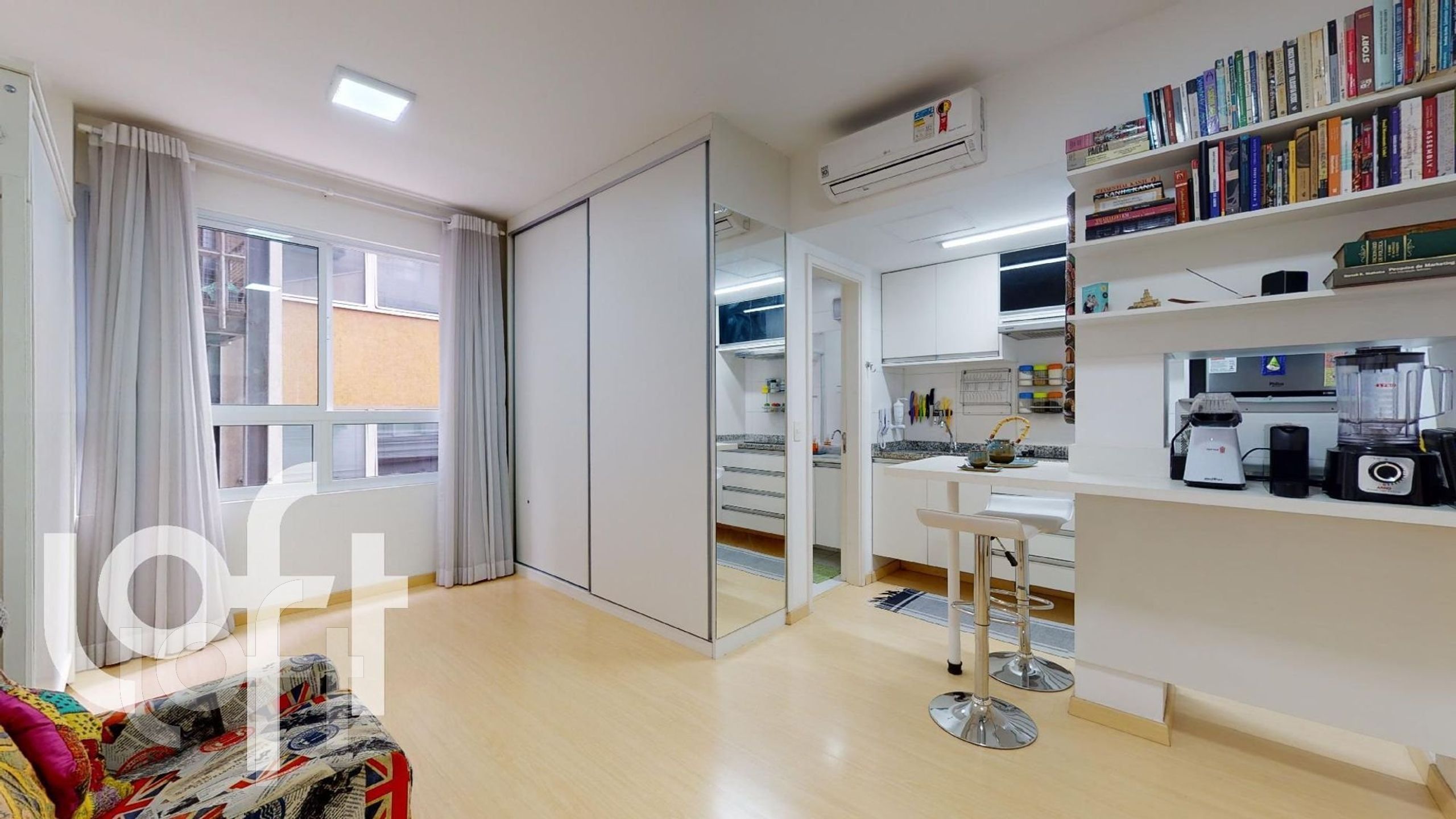 Apartamento à venda em República com 25 m², 1 quar
