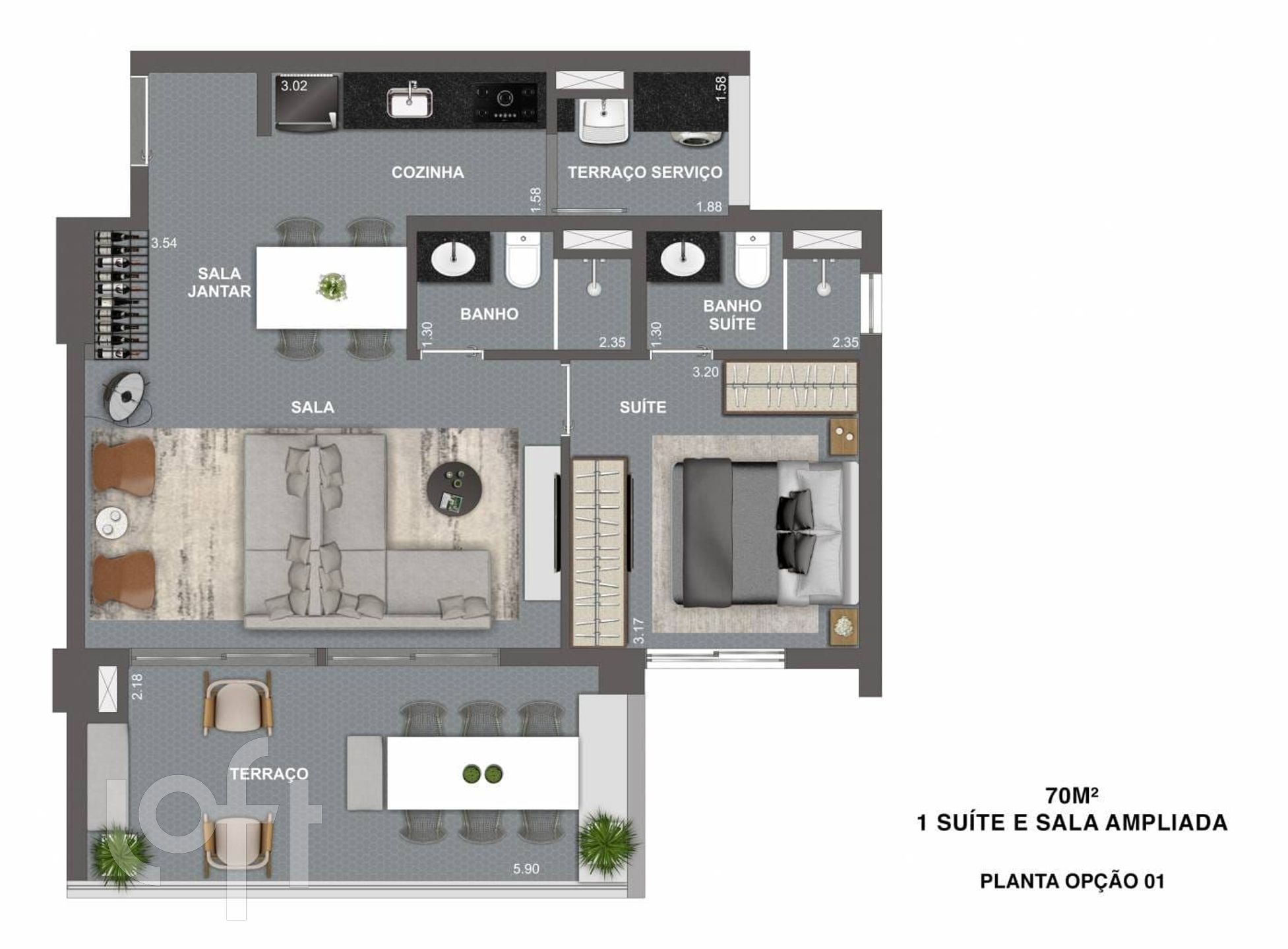 Apartamento à venda com 2 quartos, 70m² - Foto 12