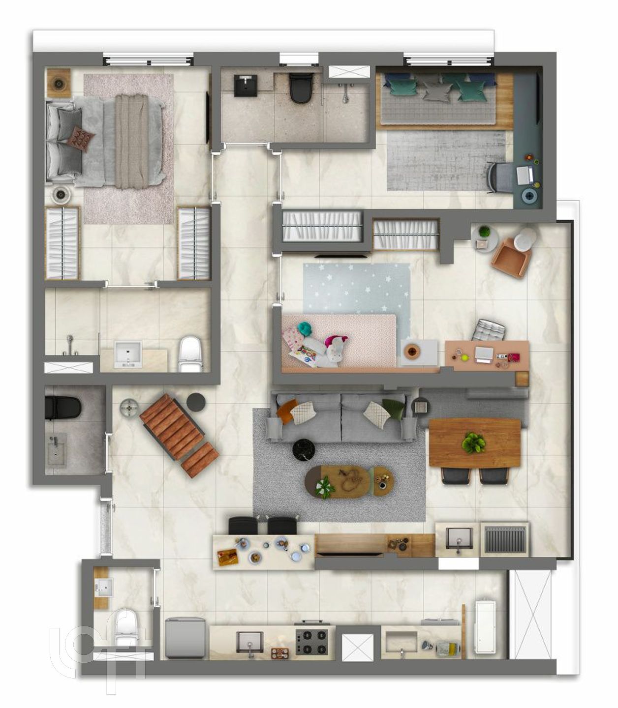 Apartamento à venda com 2 quartos, 69m² - Foto 14