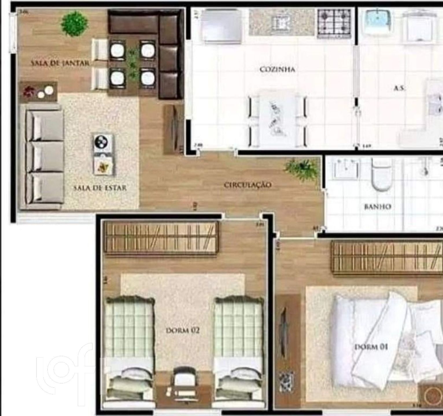 Apartamento à venda com 2 quartos, 56m² - Foto 25