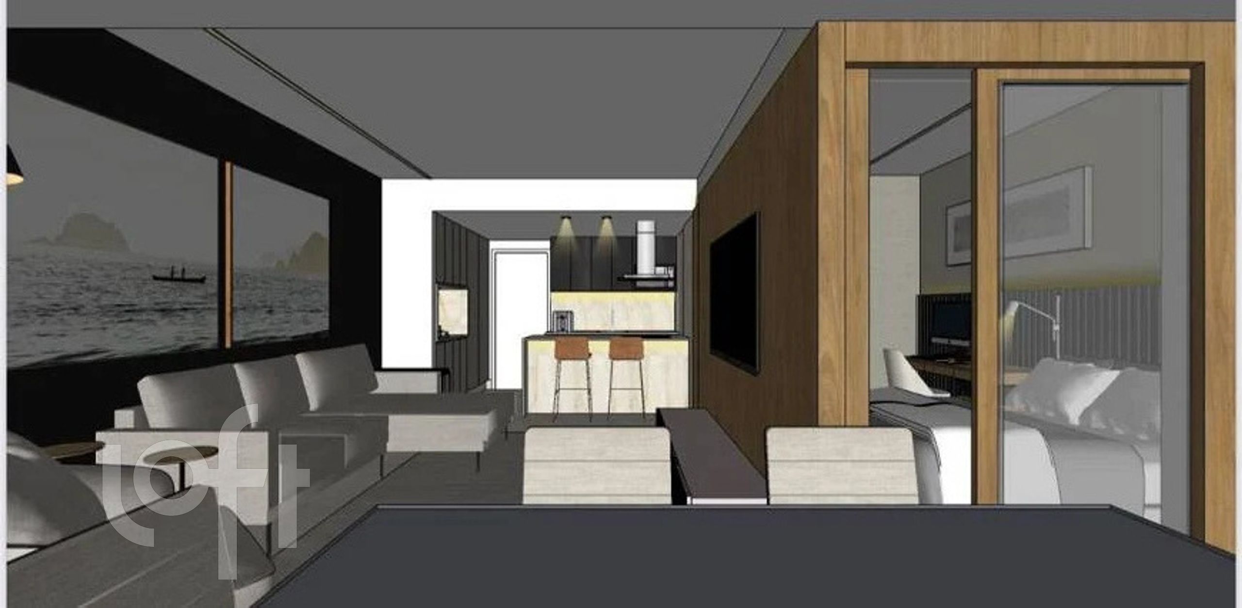 Apartamento à venda com 1 quarto, 58m² - Foto 3