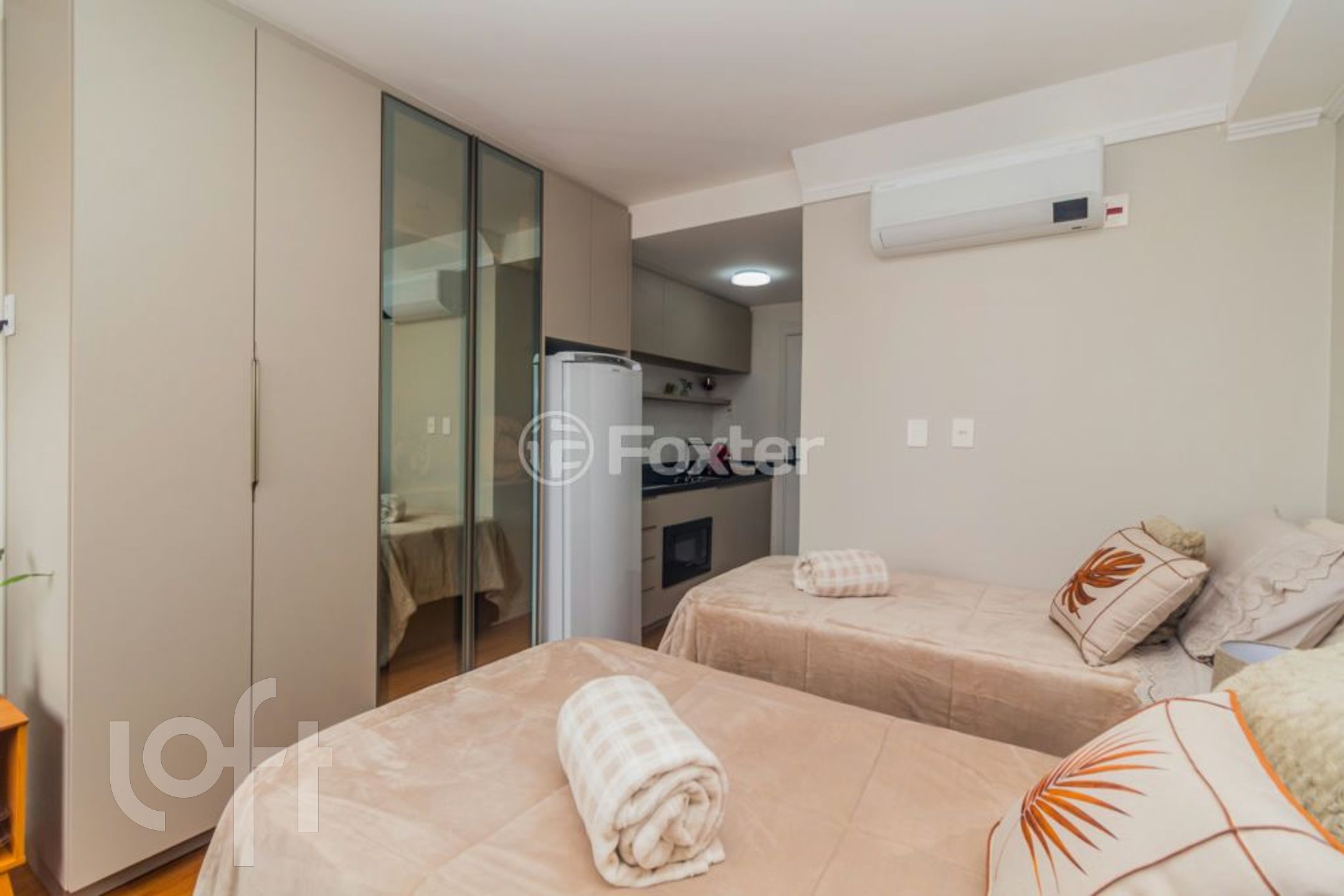 Apartamento com 24m², 1 dormitório, 1 vaga, Rio Branco em Porto Alegre