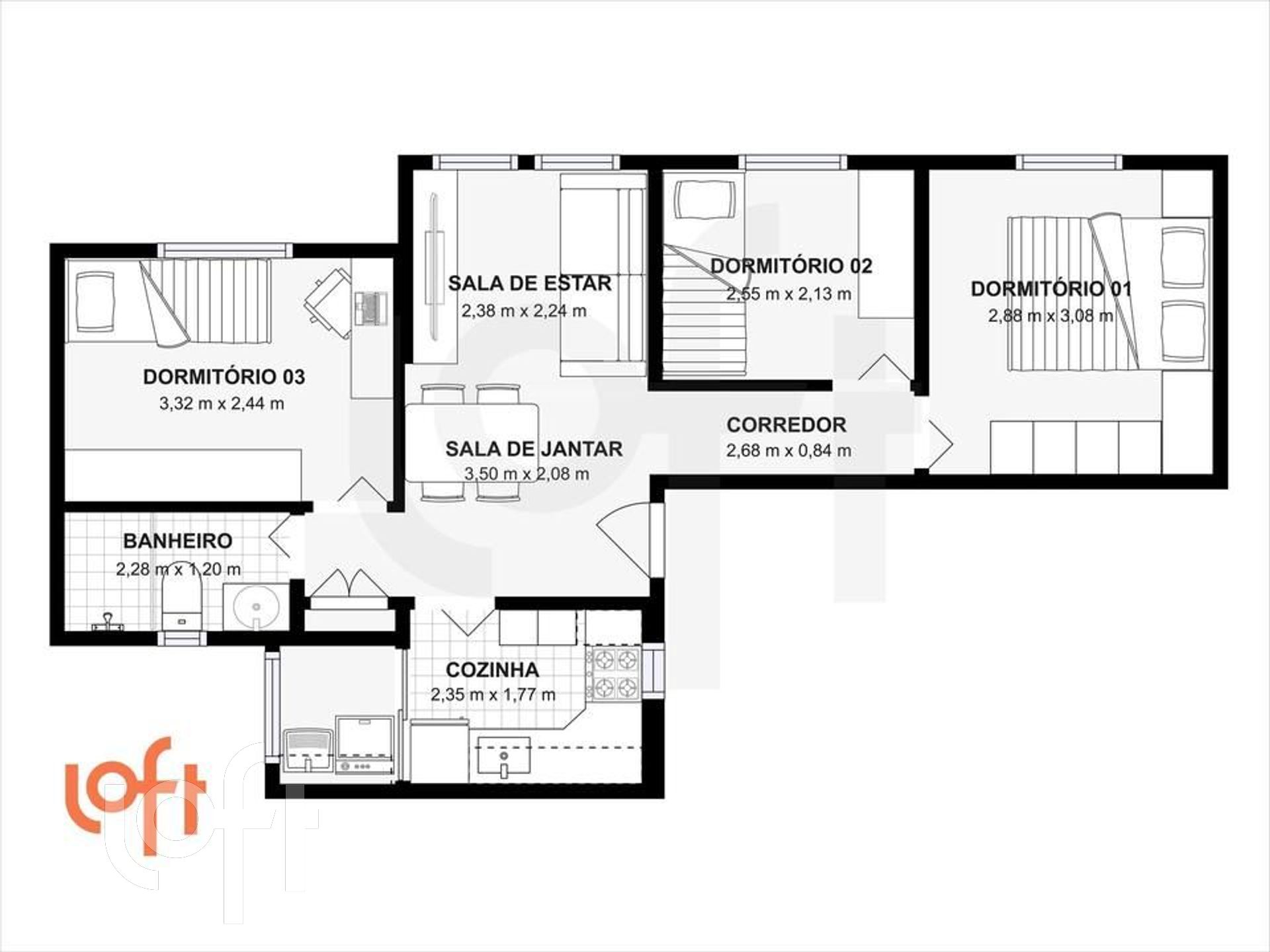 Apartamento à venda com 3 quartos, 51m² - Foto 45