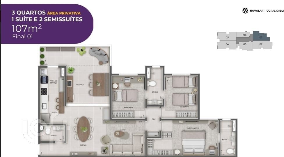 Apartamento à venda com 3 quartos, 132m² - Foto 20