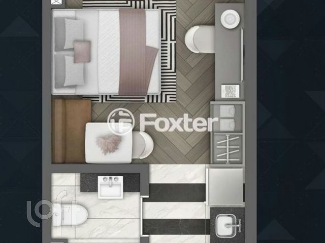 Apartamento com 23m², 1 dormitório, 1 suíte, Bela Vista em Porto Alegre