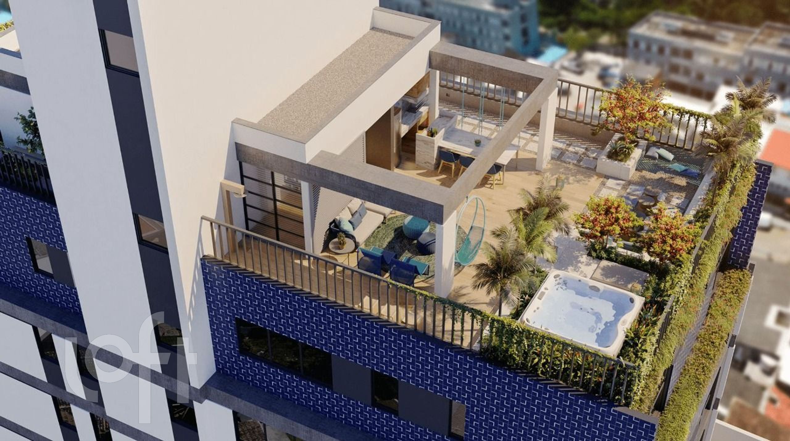 Apartamento 51,32 m², varanda, 1 vaga, no Centro de Florianópolis