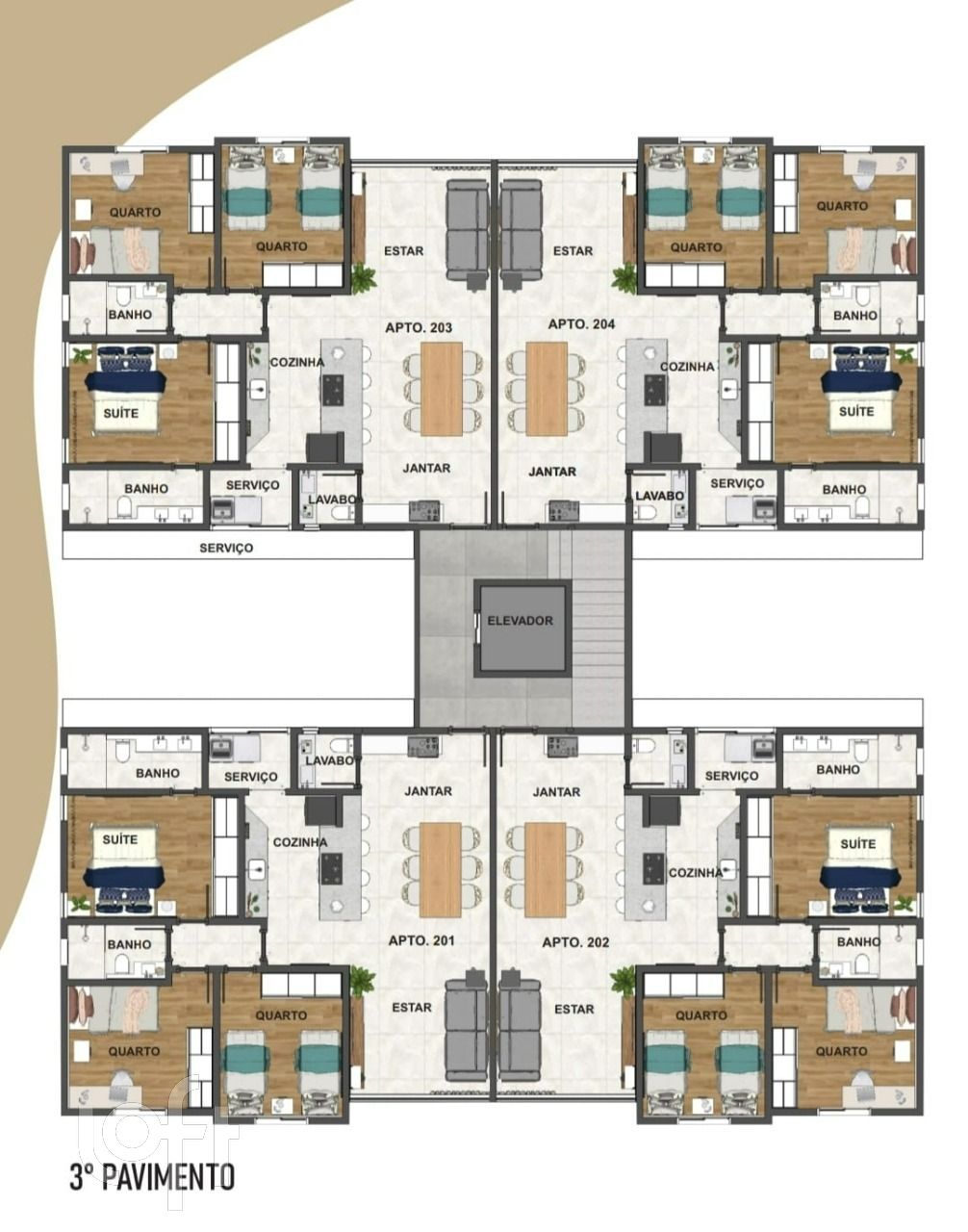 Apartamento à venda com 4 quartos, 120m² - Foto 7