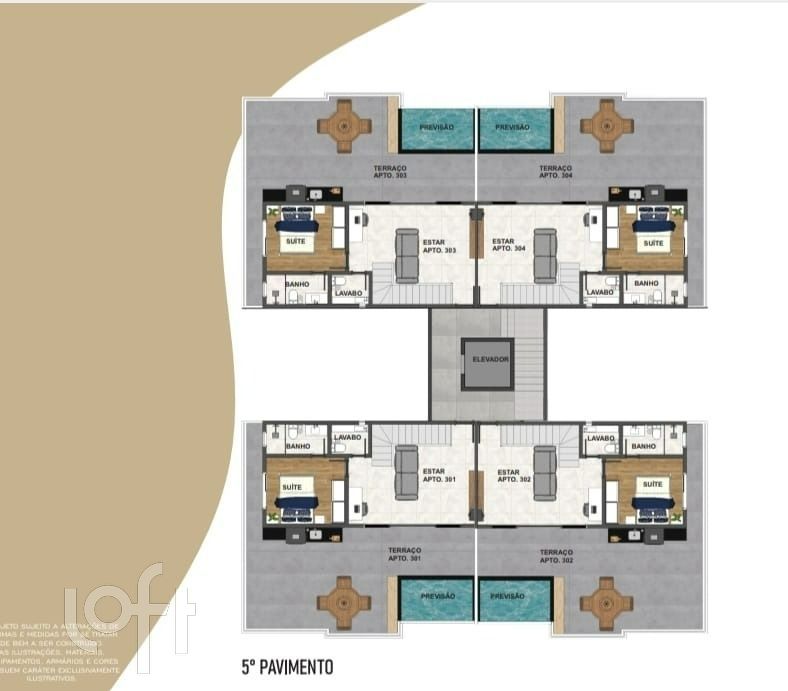 Apartamento à venda com 4 quartos, 120m² - Foto 1