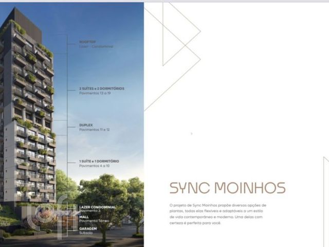 Apartamento com 55m², 1 dormitório, 1 suíte, 1 vaga, Moinhos de Vento em Porto Alegre