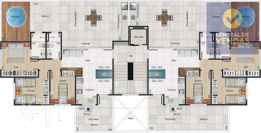 Apartamento à venda com 3 quartos, 112m² - Foto 3