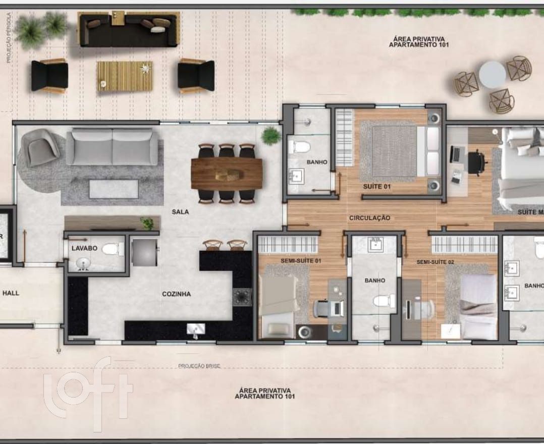 Apartamento à venda com 4 quartos, 323m² - Foto 7