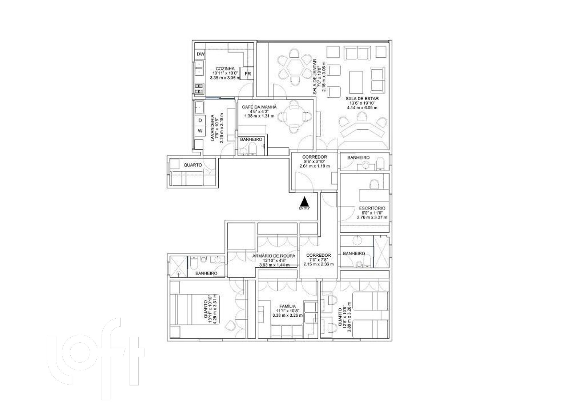 Apartamento à venda com 4 quartos, 200m² - Foto 17