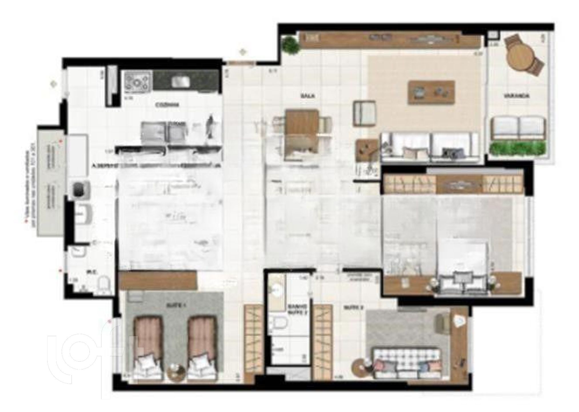 Apartamento à venda com 3 quartos, 148m² - Foto 9