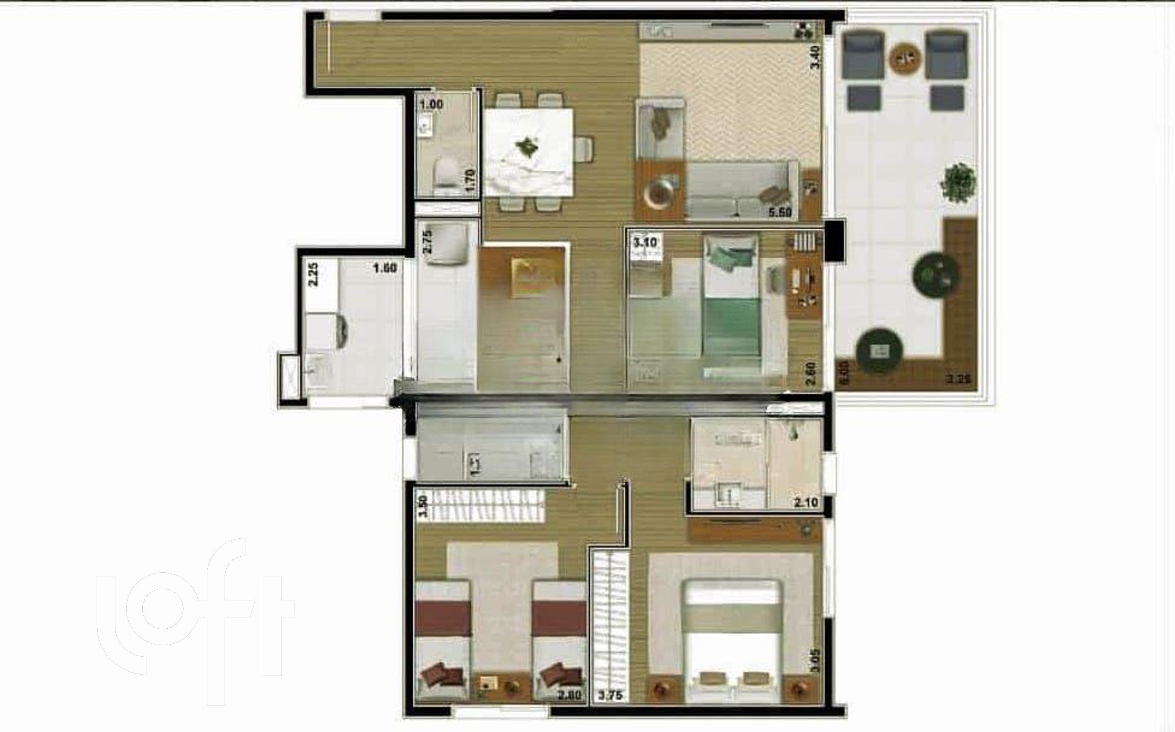 Apartamento à venda com 2 quartos, 103m² - Foto 16