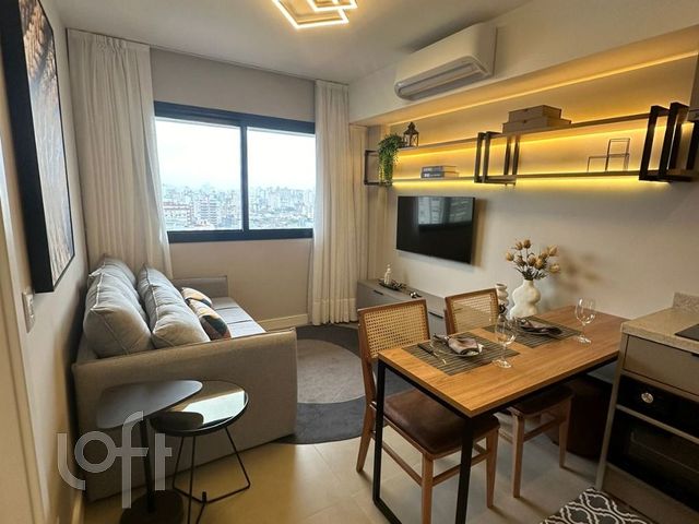 Apartamento com 33m², 1 dormitório, 1 vaga, Rio Branco em Porto Alegre