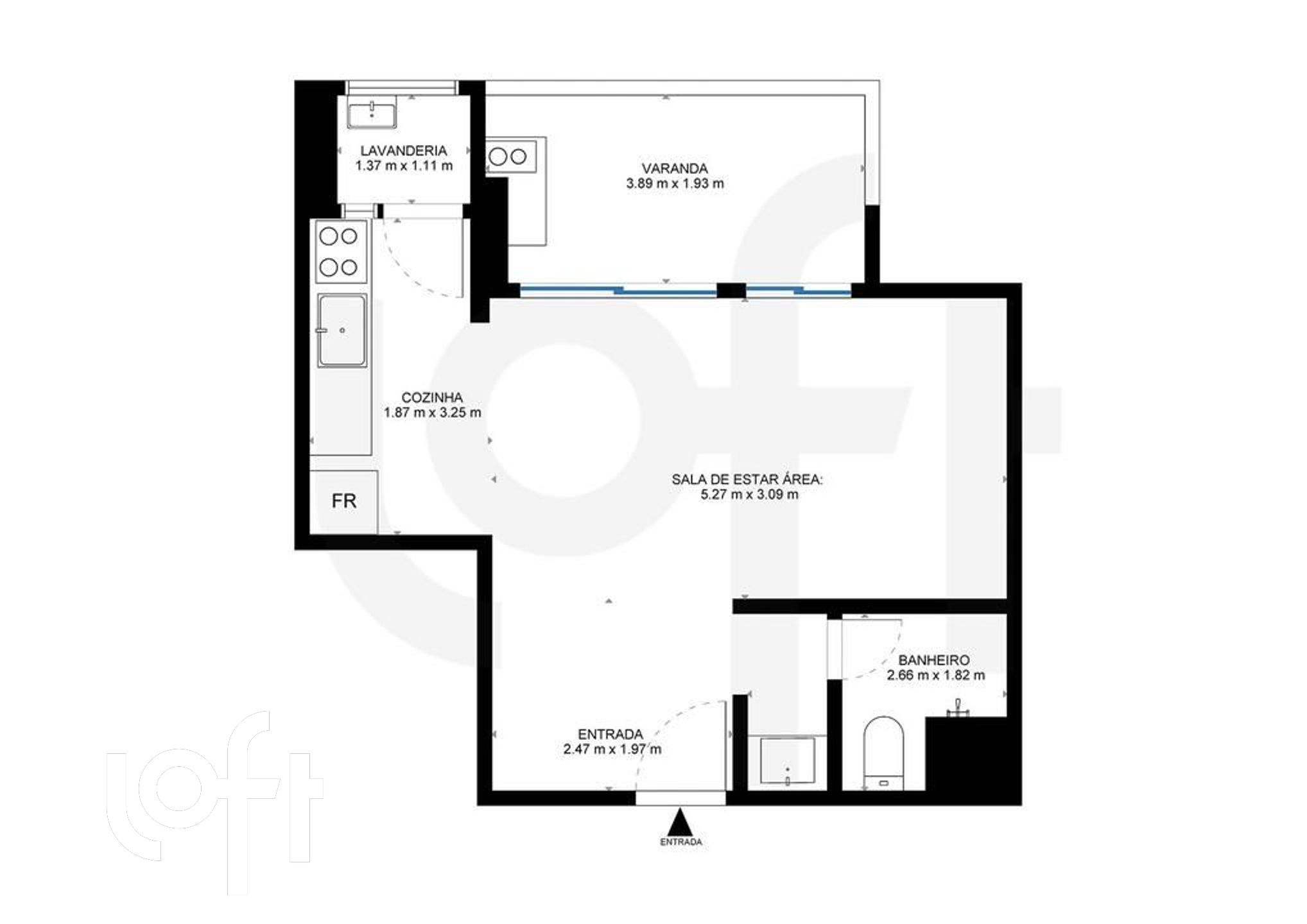 Apartamento à venda com 1 quarto, 47m² - Foto 9