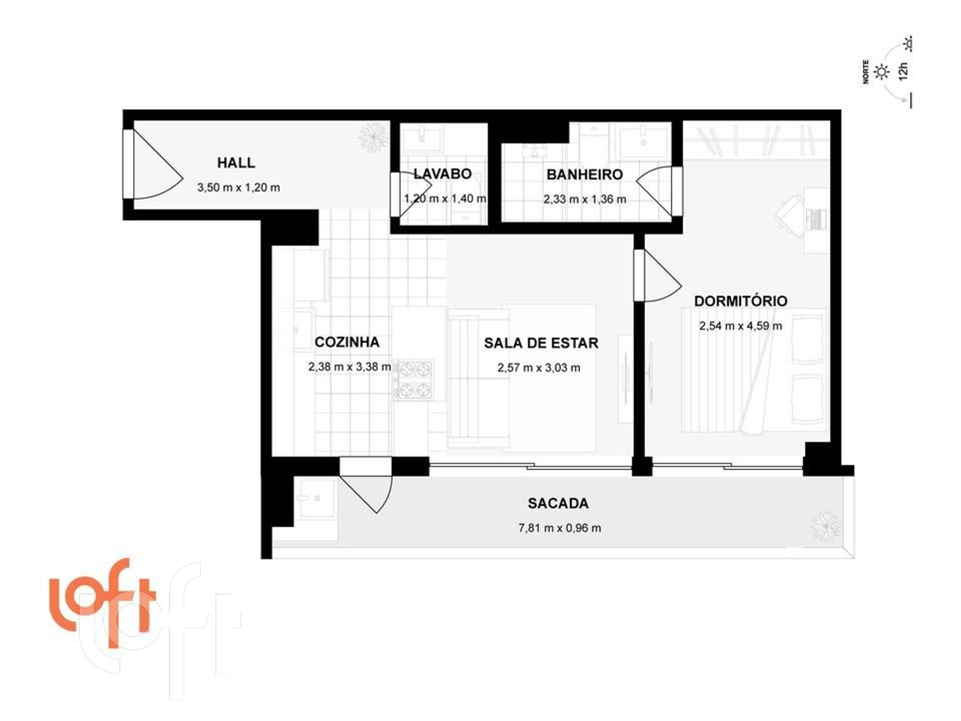 Apartamento à venda com 1 quarto, 50m² - Foto 16