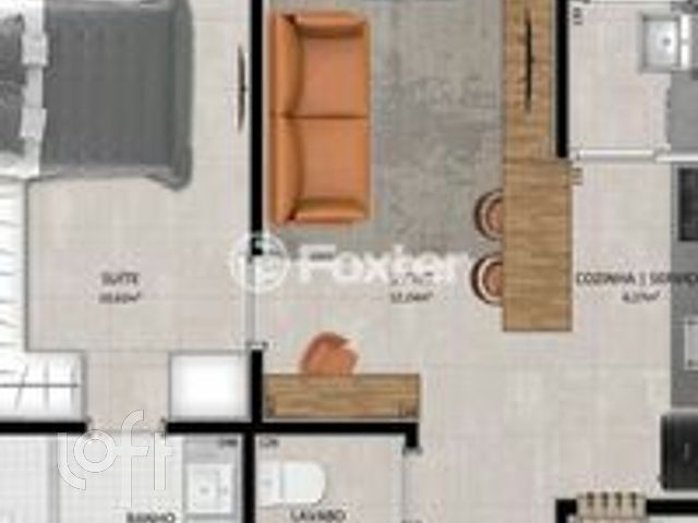 Apartamento com 42m², 1 dormitório, 1 suíte, 1 vaga, Floresta em Porto Alegre