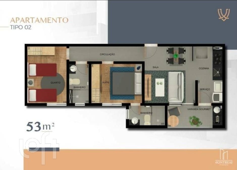 Apartamento à venda com 2 quartos, 51m² - Foto 9