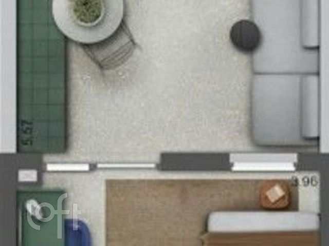 Apartamento com 34m², 1 dormitório, Menino Deus em Porto Alegre