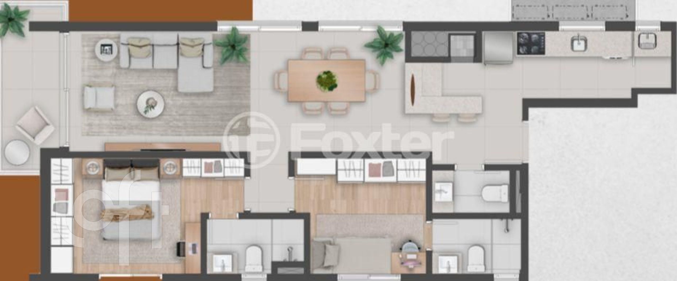 Apartamento com 138m², 2 dormitórios, 2 suítes, 1 vaga, Petrópolis em Porto Alegre