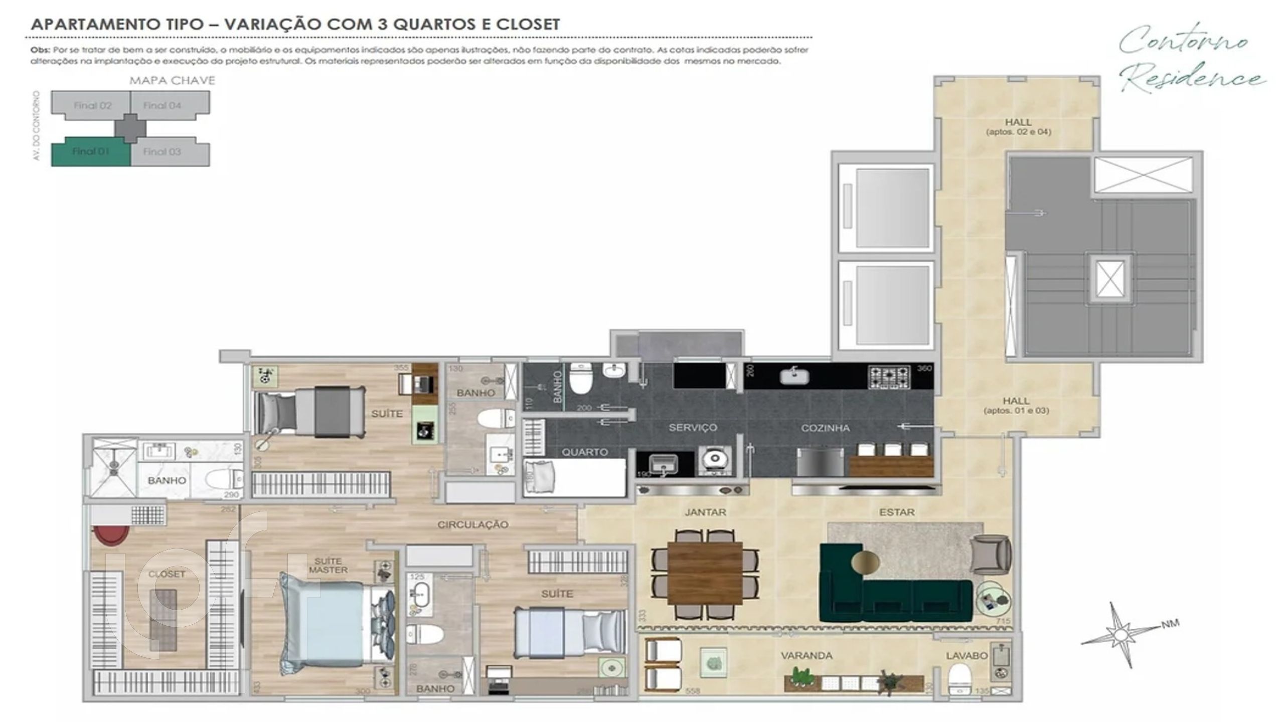 Apartamento à venda com 4 quartos, 131m² - Foto 5