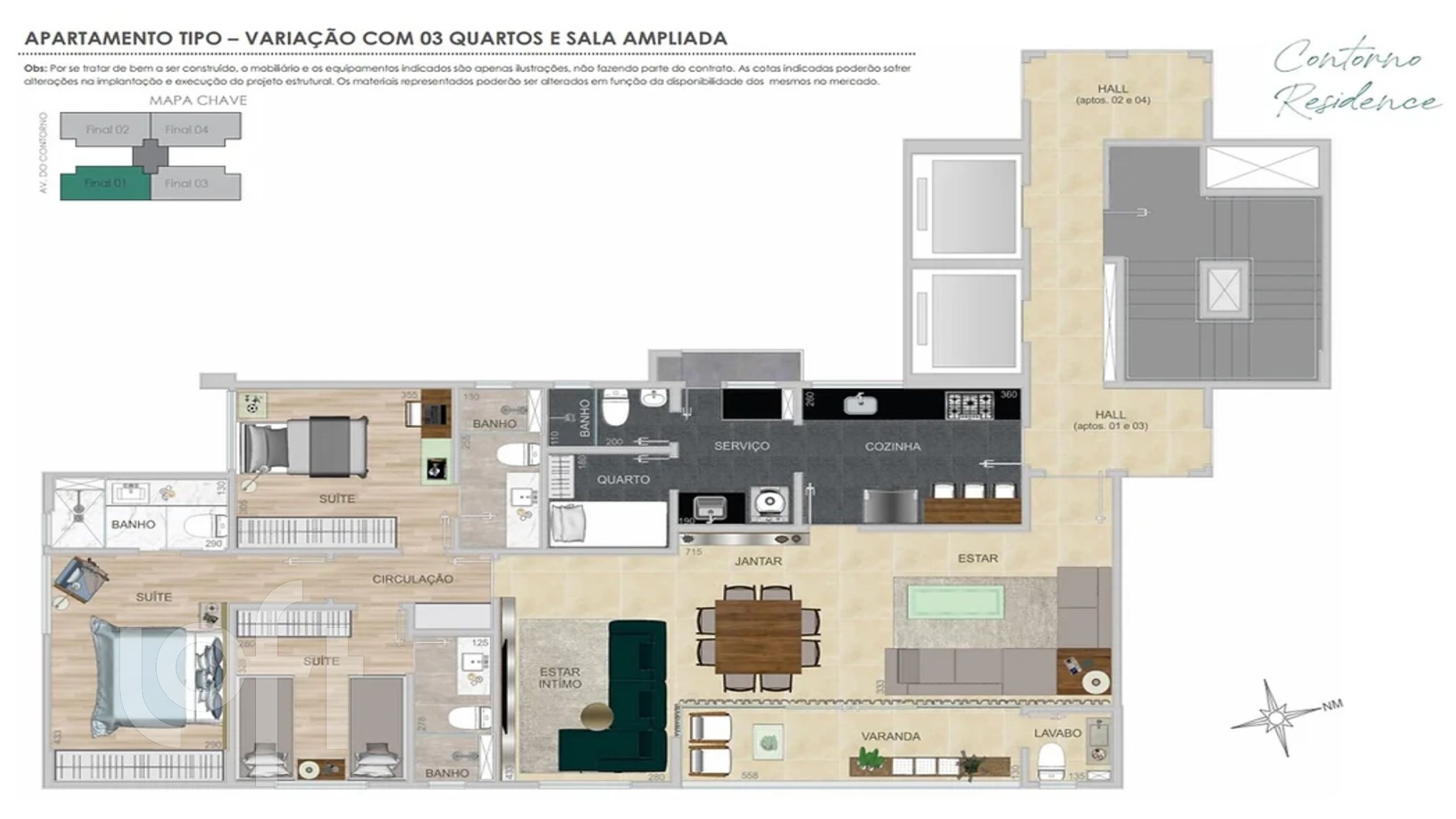 Apartamento à venda com 4 quartos, 131m² - Foto 6