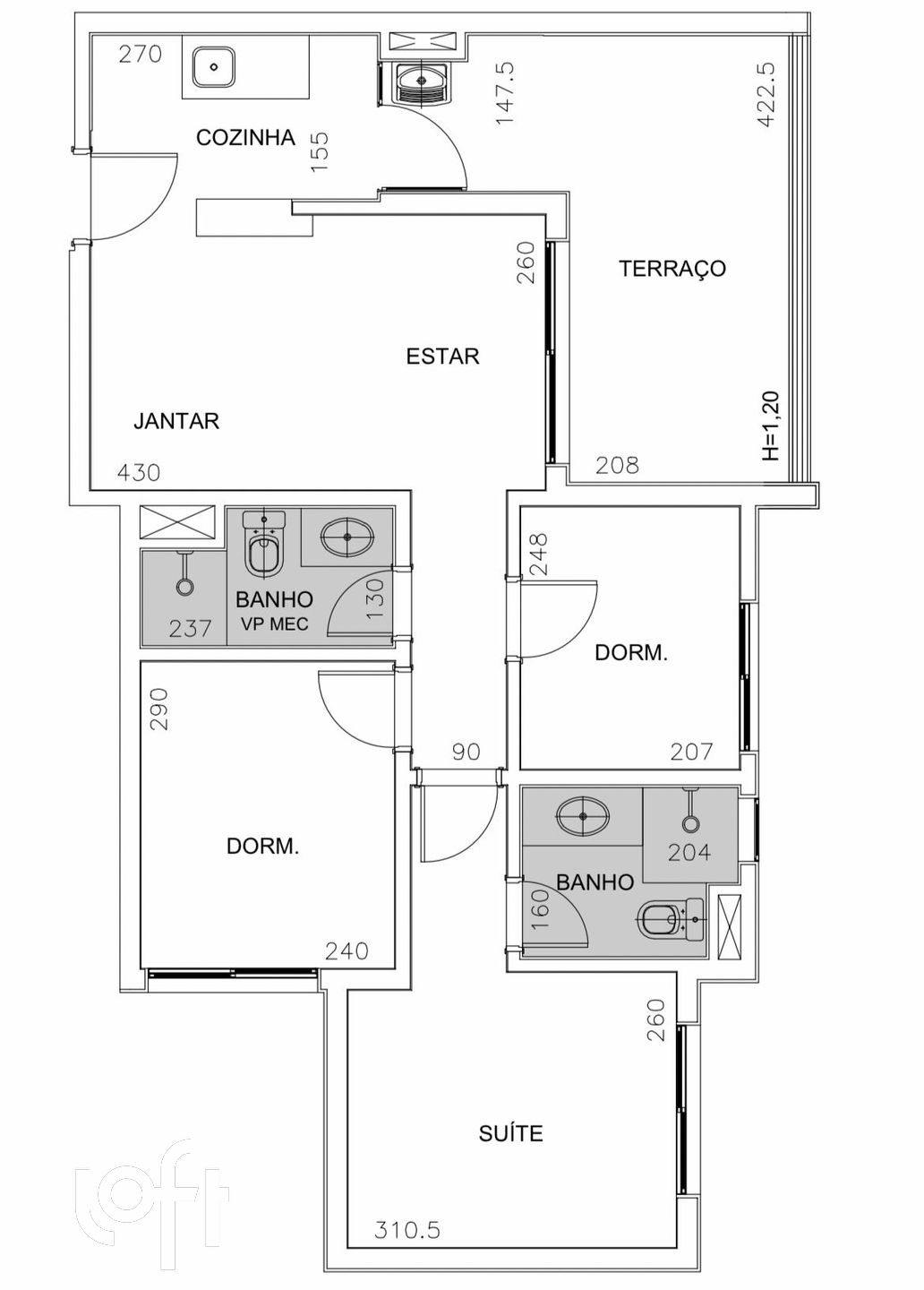 Apartamento à venda com 3 quartos, 69m² - Foto 12