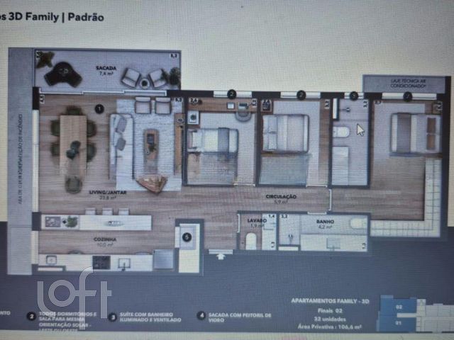 Apartamento com 106m², 3 dormitórios, 1 suíte, 2 vagas, Auxiliadora em Porto Alegre