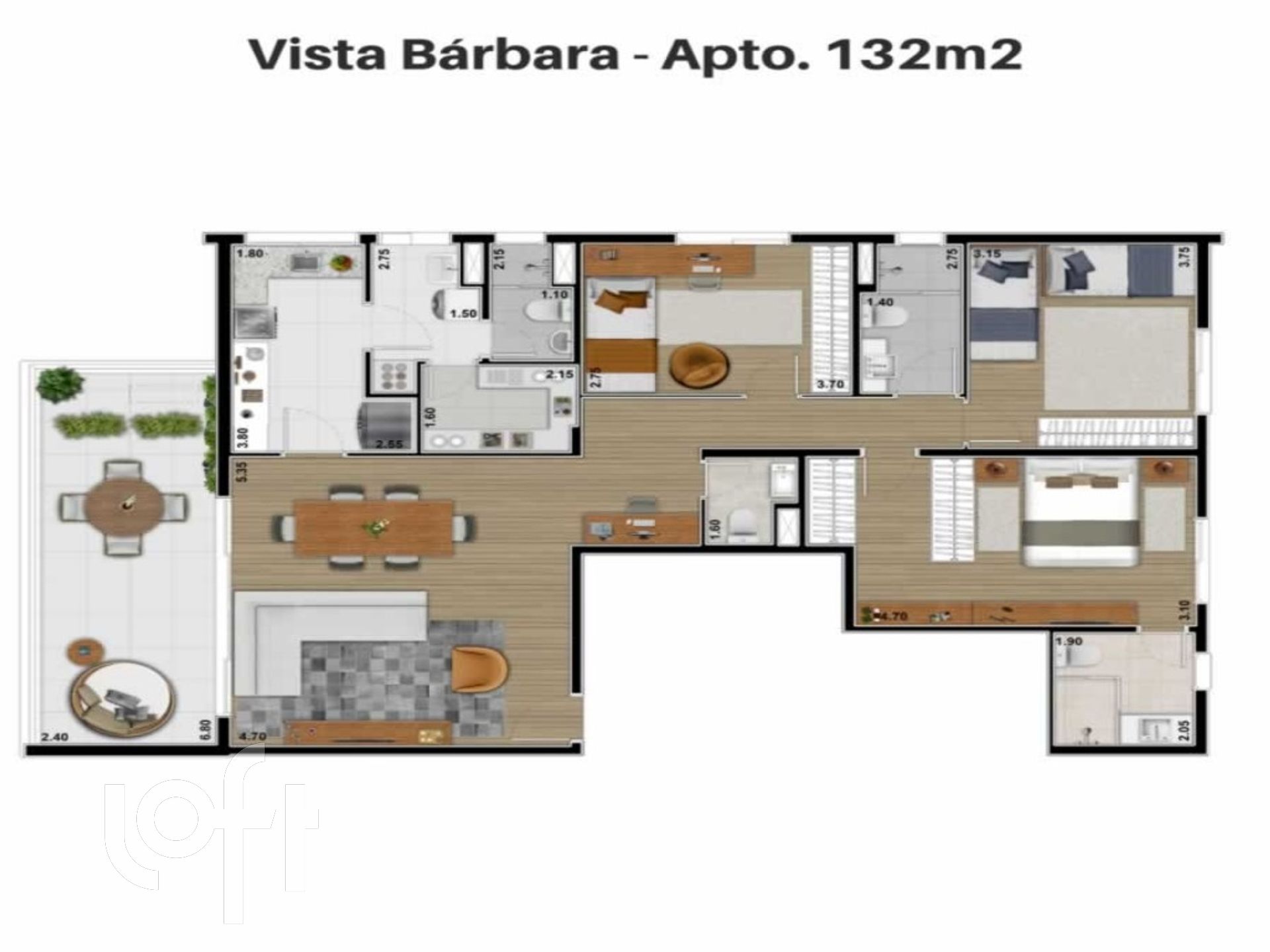 Apartamento à venda com 4 quartos, 232m² - Foto 14