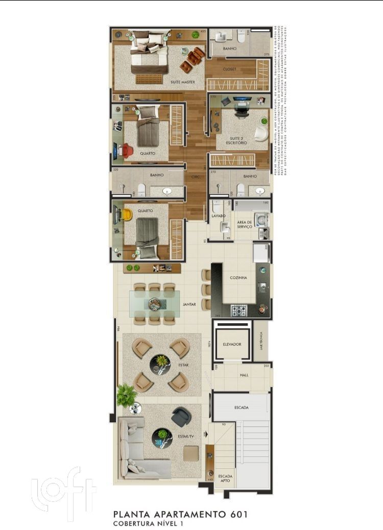 Apartamento à venda com 4 quartos, 294m² - Foto 2