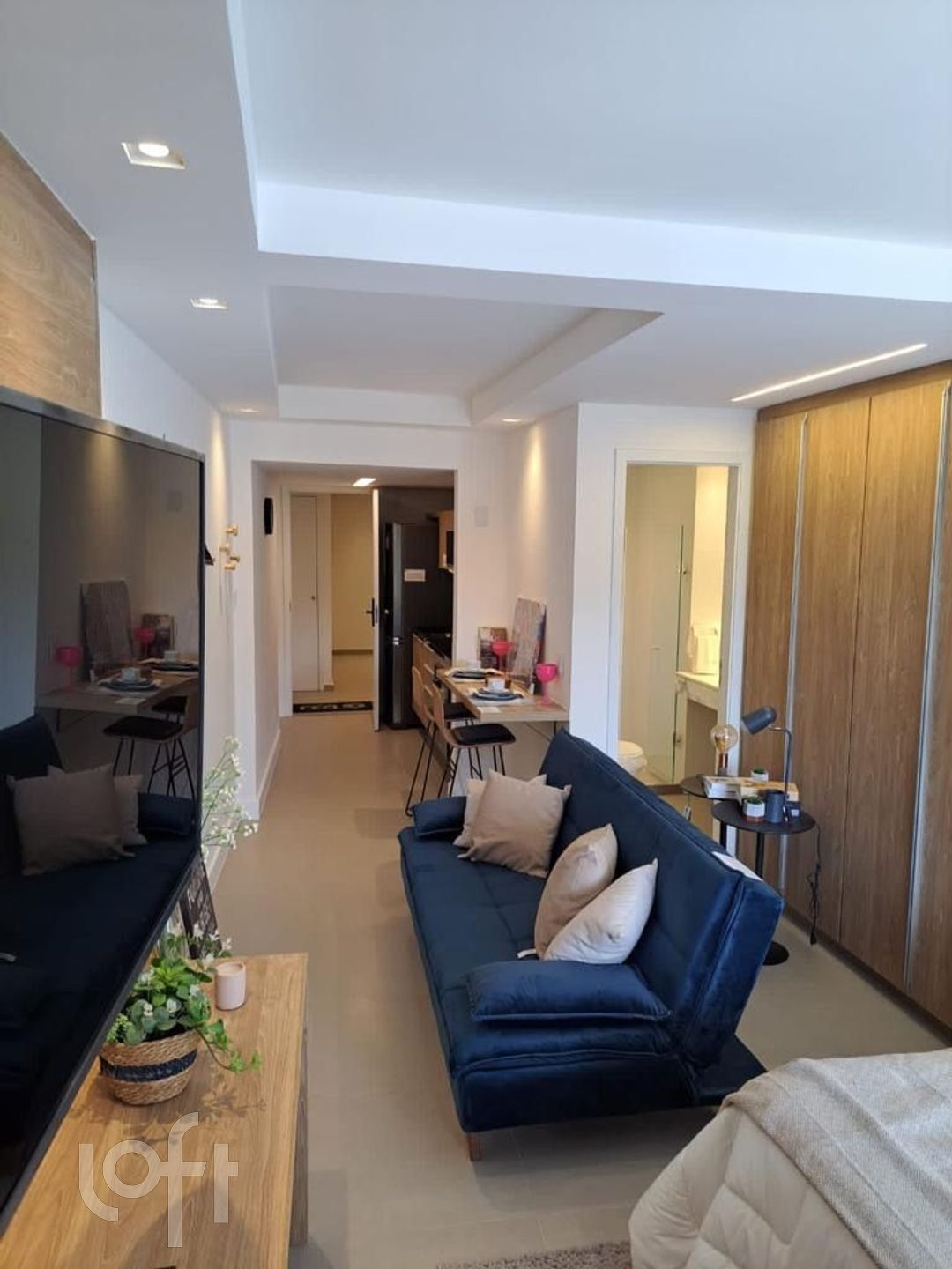 Apartamento à venda com 1 quarto, 58m² - Foto 1