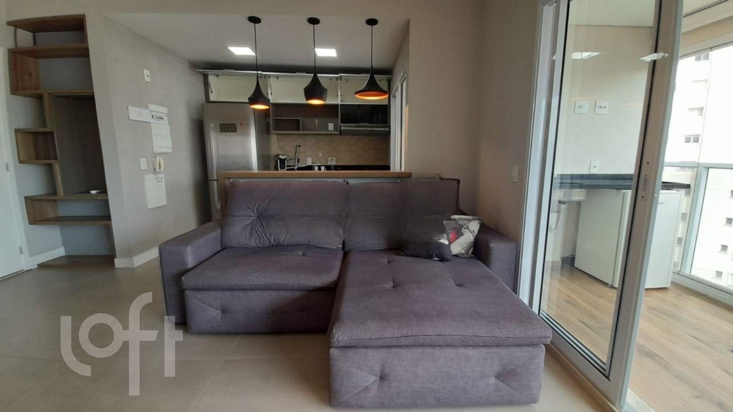 Apartamento à venda com 1 quarto, 55m² - Foto 2