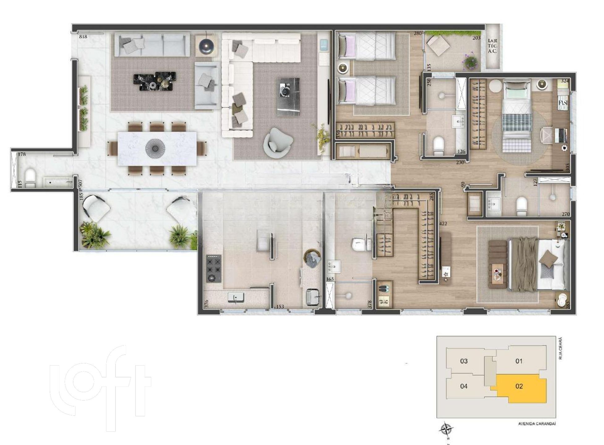 Apartamento à venda com 4 quartos, 140m² - Foto 11