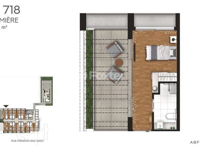 Apartamento com 50m², 1 dormitório, Independência em Porto Alegre