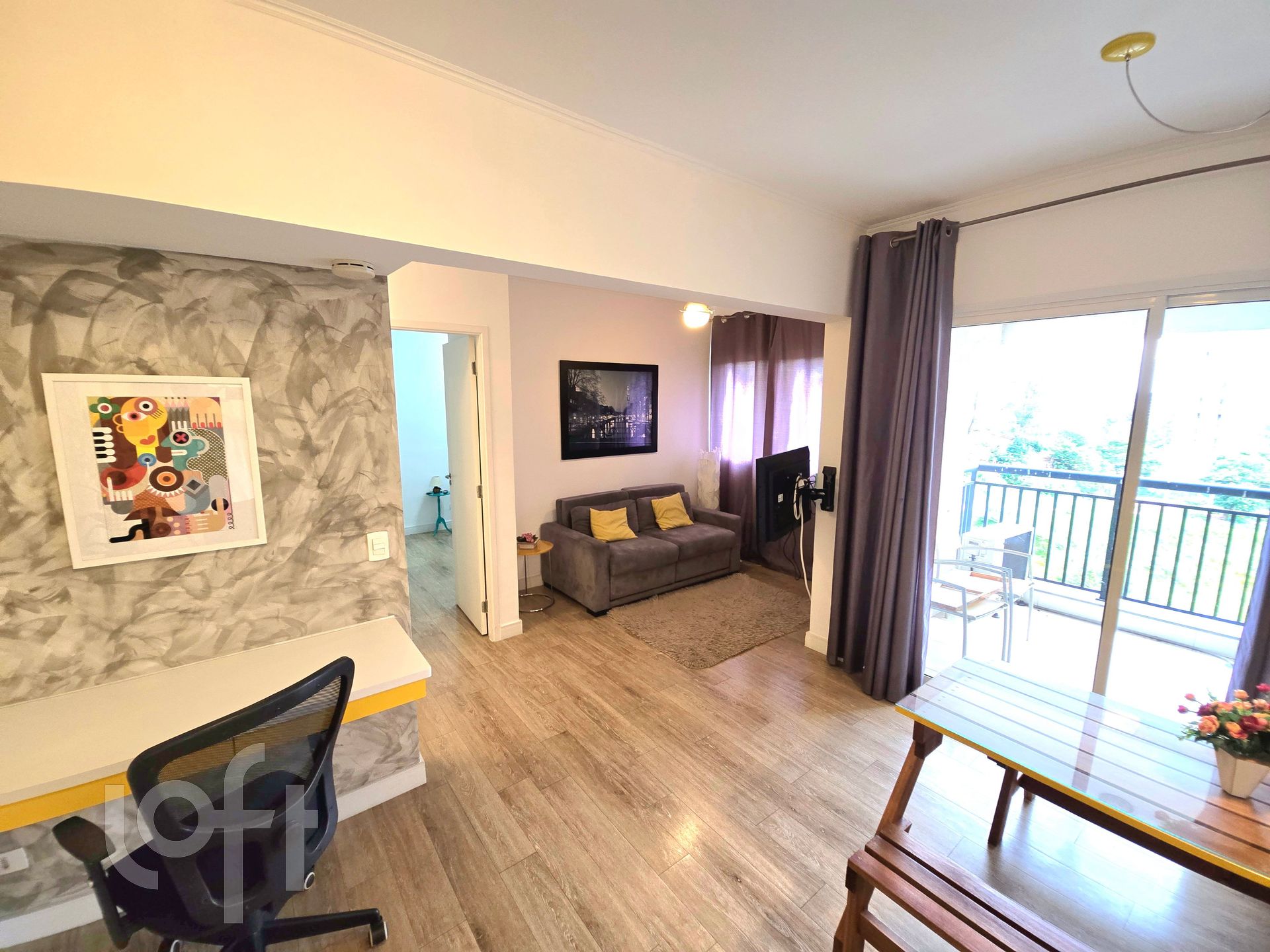 Apartamento à venda com 1 quarto, 54m² - Foto 1