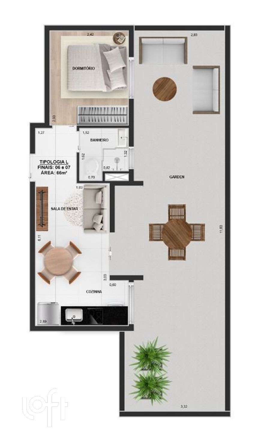 Apartamento à venda com 2 quartos, 40m² - Foto 47