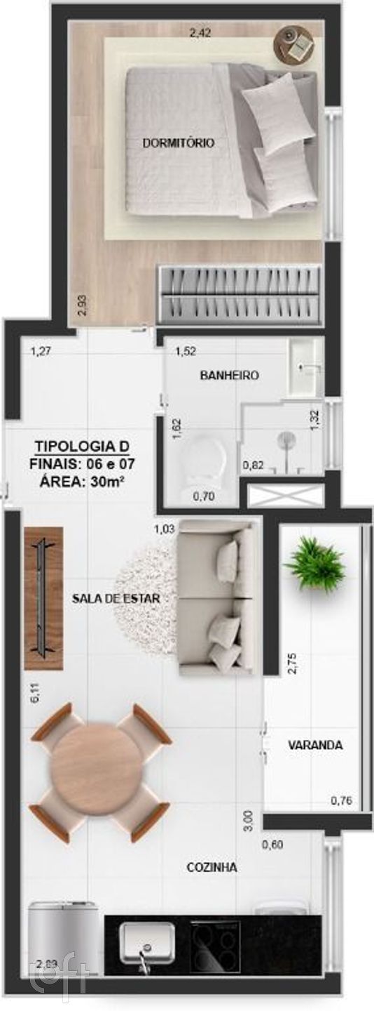 Apartamento à venda com 2 quartos, 40m² - Foto 39