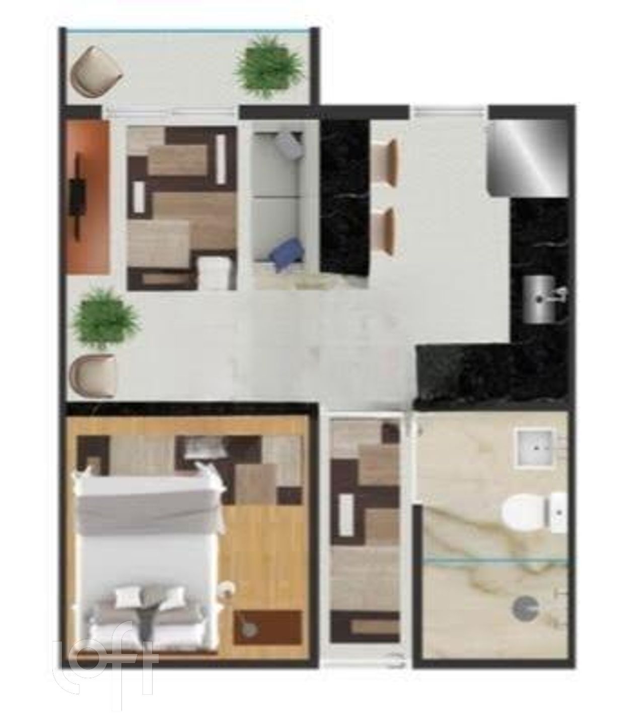 Apartamento à venda com 1 quarto, 35m² - Foto 20