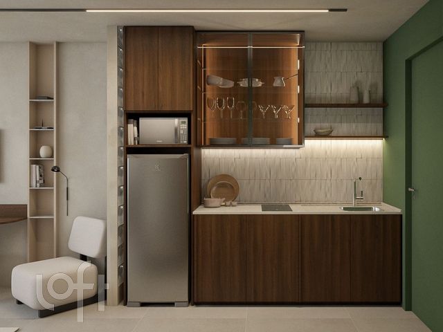 Apartamento com 25m², 1 dormitório, 1 vaga, Rio Branco em Porto Alegre