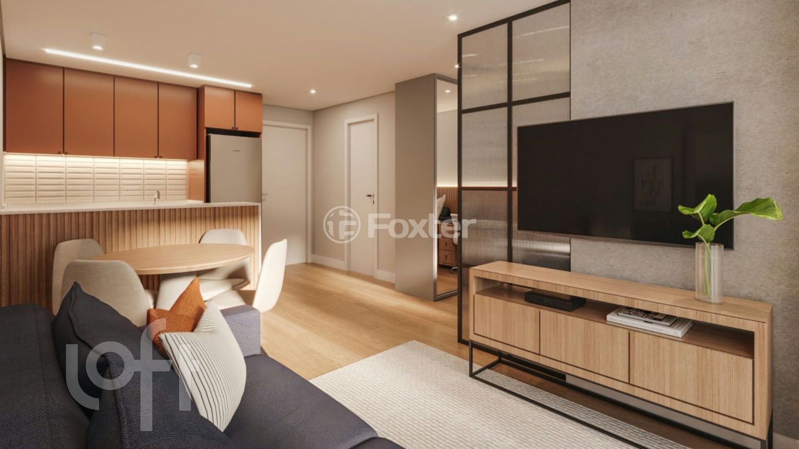 Apartamento com 33m², 1 dormitório, 1 vaga, Bom Fim em Porto Alegre