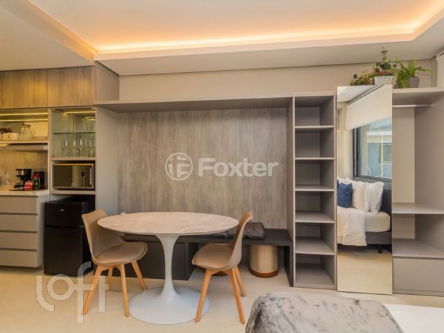 Apartamento com 24m², 1 dormitório, 1 vaga, Rio Branco em Porto Alegre