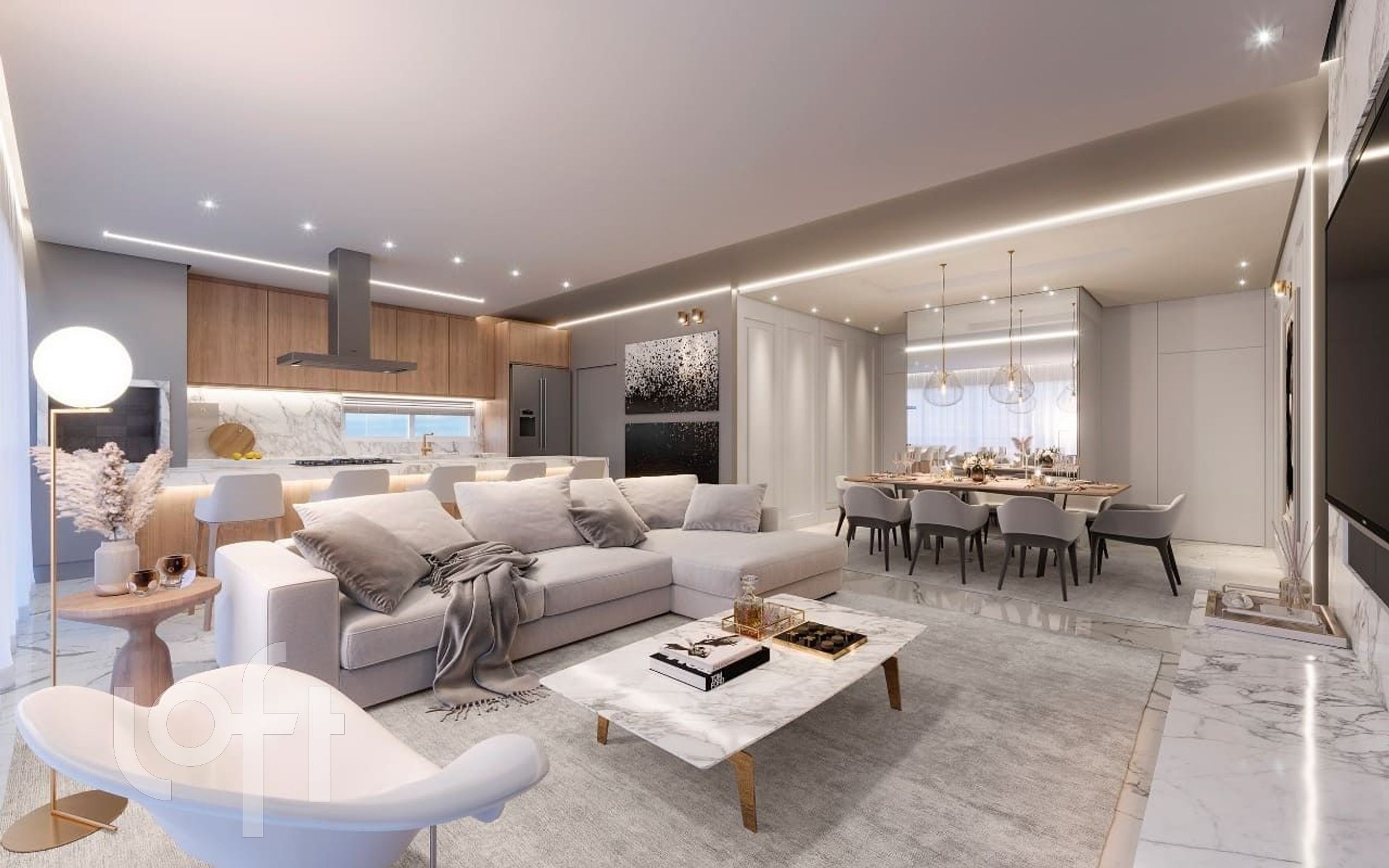 Apartamento à venda em Centro com 143 m², 4 quartos, 4 suítes, 3 vagas