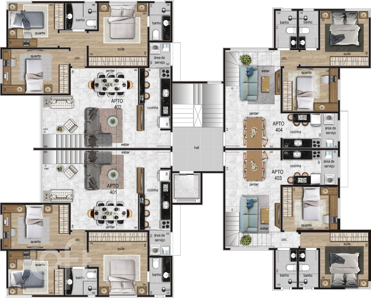 Apartamento à venda com 3 quartos, 30m² - Foto 3