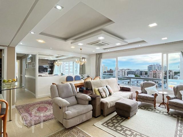 Apartamento com 128m², 3 dormitórios, 3 suítes, 2 vagas, Menino Deus em Porto Alegre