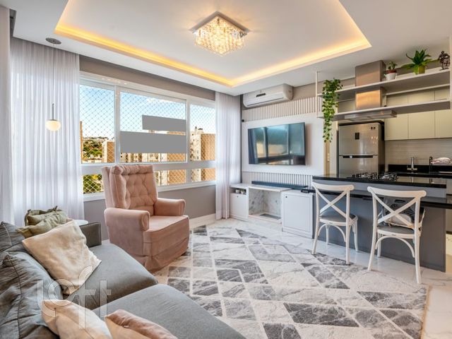 Apartamento com 75m², 2 dormitórios, 1 suíte, 2 vagas, Menino Deus em Porto Alegre