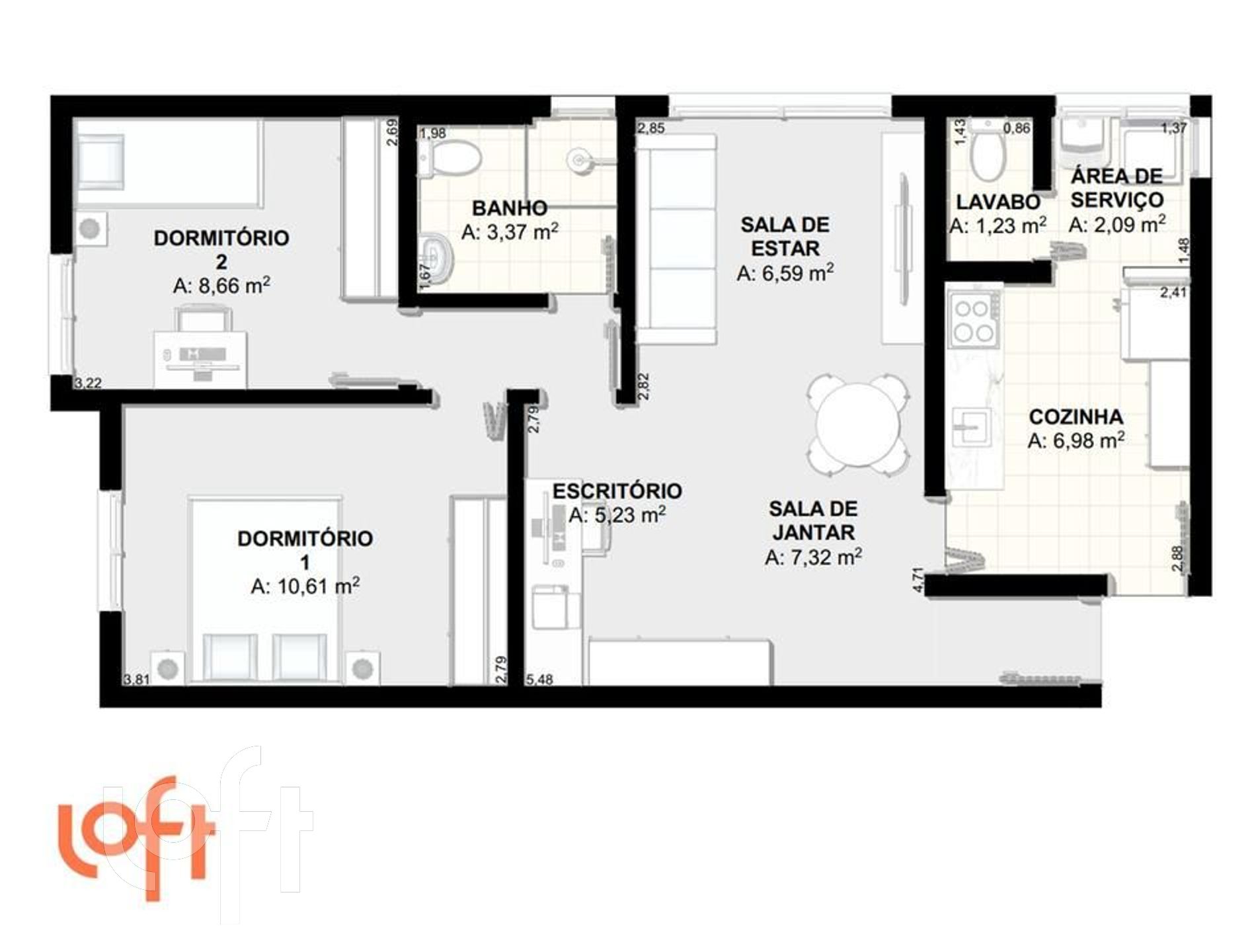 Apartamento à venda com 2 quartos, 65m² - Foto 57